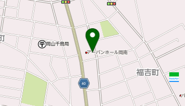 アーバンホール岡南の地図画像