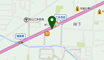 家族葬のファミーユ東岡山ホールの地図画像