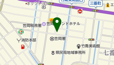 山陽新聞社笠岡支社の地図画像