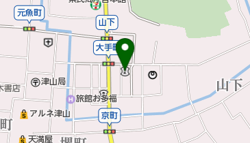 山陰合同銀行津山支店の地図画像