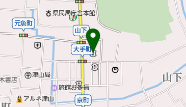 中国銀行津山支店の地図画像