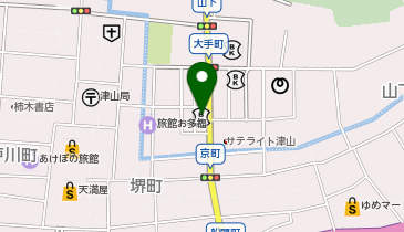 鳥取銀行津山支店の地図画像