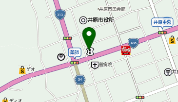 中国銀行芳井支店の地図画像