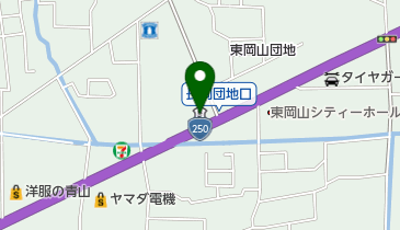 おかやま信用金庫東岡山支店の地図画像