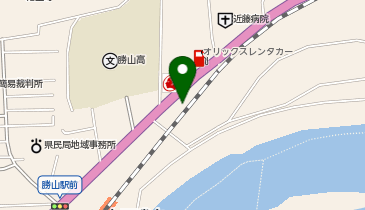 津山信用金庫勝山支店の地図画像