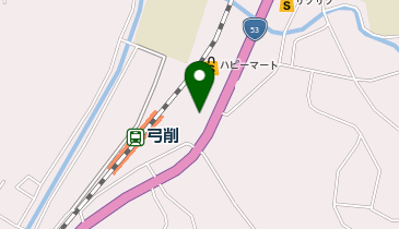 JA晴れの国岡山久米南支店の地図画像