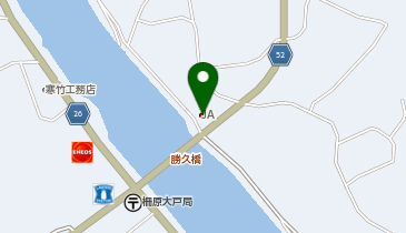 JA晴れの国岡山柵原支店の地図画像