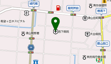 医療法人西下病院の地図画像