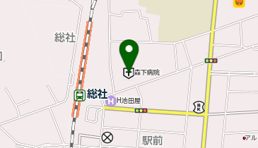 医療法人仁徳会森下病院の地図画像