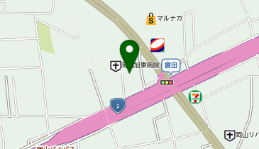 財団法人操風会岡山旭東病院の地図画像