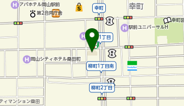私立環太平洋大学岡山駅前グローバルキャンパスの地図画像