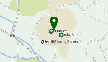 私立岡山短期大学の地図画像