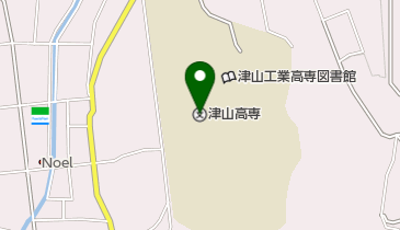 国立津山工業高等専門学校の地図画像