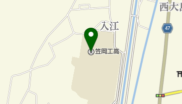 岡山県立笠岡工業高校の地図画像