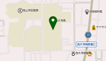 岡山県立西大寺高校の地図画像