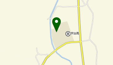 高梁市立宇治高校の地図画像