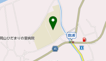 岡山市立光南台中学校の地図画像