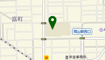 岡山市立石井小学校の地図画像