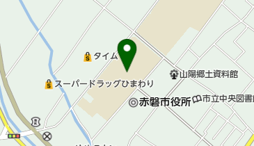 赤磐市立山陽小学校の地図画像