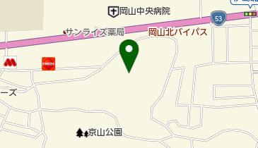 岡山商科大学専門学校の地図画像