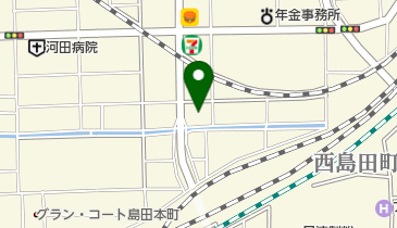 岡山科学技術専門学校昭和町校舎の地図画像