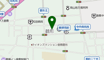 倉敷中央看護専門学校の地図画像