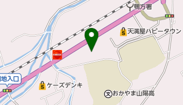 岡山自動車大学校の地図画像