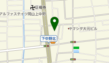 岡山県理容美容専門学校の地図画像