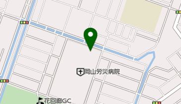 岡山労災看護専門学校の地図画像