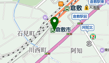 倉敷ファッションカレッジの地図画像