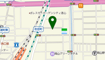 専門学校岡山ビジネスカレッジ岩田町キャンパス・OBC第3校舎の地図画像