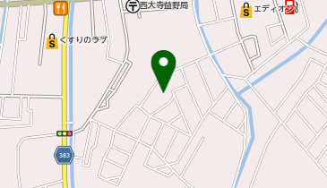 岡山市可知保育園の地図画像