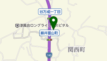 岡山市巌井保育園の地図画像