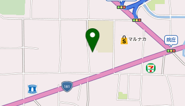 院庄さくらこども園の地図画像