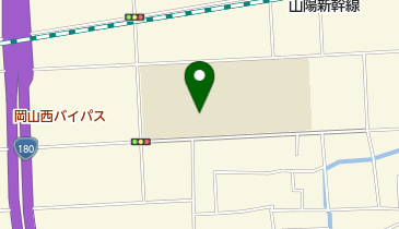 岡山県立岡山大安寺中等教育学校の地図画像