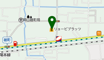 リョービプラッツ雄町店の地図画像