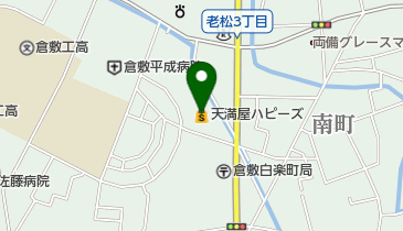 天満屋ハピーズ老松店の地図画像