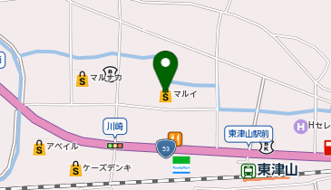 マルイイーストランド店の地図画像