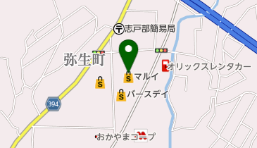 マルイ志戸部店の地図画像