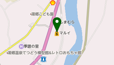 マルイ湯郷店の地図画像