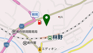 Aコープみまさか店の地図画像