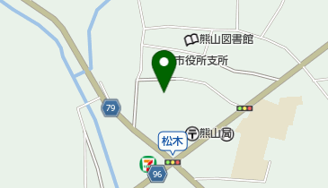 Aコープくまやま店の地図画像