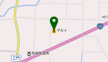 マルイ勝北店の地図画像