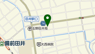ベリーズ田井店の地図画像