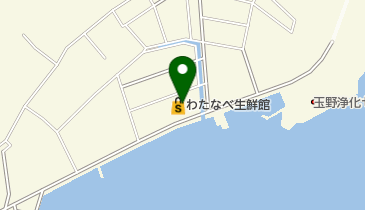わたなべ生鮮館宇野店の地図画像