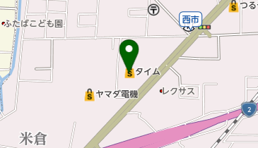 ホームセンタータイム西市店の地図画像