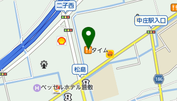 ホームセンタータイム中庄店の地図画像
