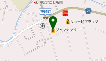 ホームセンタージュンテンドー岡山神崎店の地図画像