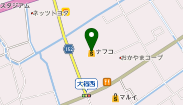 ホームプラザナフコ大福店の地図画像