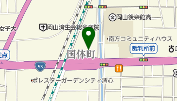 ホームセンターコーナン岡山駅北店の地図画像